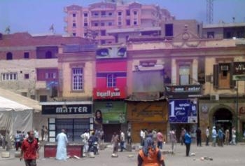 فرار أنصار المعزول في الشوارع الجانبية ببني سويف