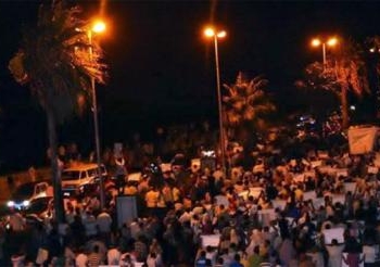 تجديد الأشتباكات من أعلي كوبري ستانلي بكورنيش الأسكندرية