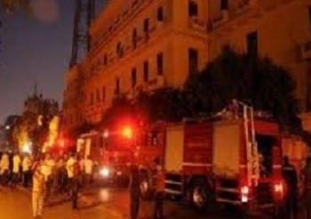 وزيرالإسكان:المستندات المحترقة بمبنى المقاولون العرب لها صور إلكترونية