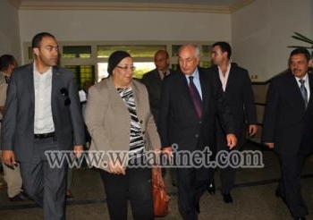 بالصور وزيرة الصحة فى زيارة لكفر الشيخ