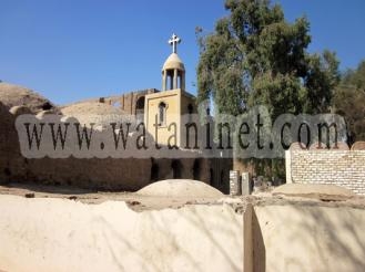 اقامة اول قداس فى دير العذراء بدلجا بعد نهبه