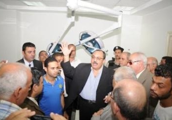 محافظ القليوبية ومؤسس حركة تمرد يزوران مستشفى شبين القناطر المركزي