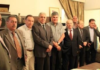 خلال لقاء التيار الشعبى وهيئة التنسيق الوطنية السورية