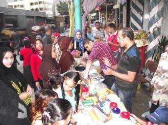 تمرد وابناء حارتنا توصل سوقها الخيري لتوزيع أدوات المدارس بالإسكندرية