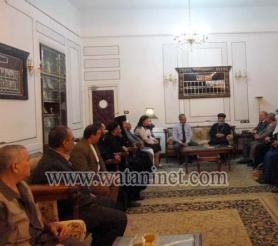 محافظ المنيا يلتقي بوفد بيت العائلة المصرية
