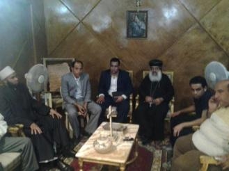 عصام الشريف بعد زيارة دلجا : الفقر والجهل اساس الفكر المتطرف