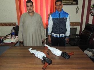 ضبط 2 بندقية الى بحوزة سائق وعاطل بكفرالشيخ