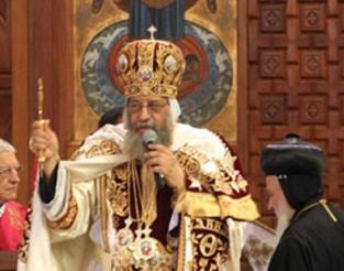 الكنيسة القبطية شاركت فى احتفالية الدفاع الجوى