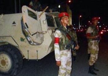انتشار كبير للجيش ببني سويف والمحظورة تدعوا للتظاهر عقب صلاة الجمعة