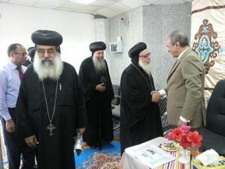 قساوسة ومطارنة 7 ايبارشيات بالمنيا: العيد فرصة لإظهار الود