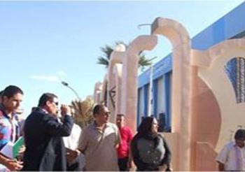 بالصلة المغطاة بـ”رأس البر” رفع صور السيسي وطرد الإخوان