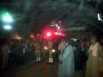 جنازة عسكرية بأحد قري المنيا في تشييع جثمان مجند “عتاقة”