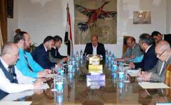 فى لقاء صابر عرب  بالوفد الشعبى الروسى والمصرى: