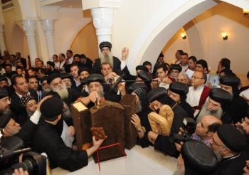 افتتاح مزار اثناسيوس الرسولى بعد تجديده
