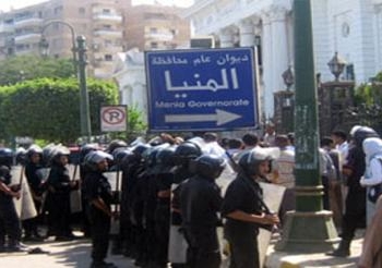 القبض علي 19 متهما في وقائع أحداث عنف المنيا بعد ارتفاع الضحايا لـ 5