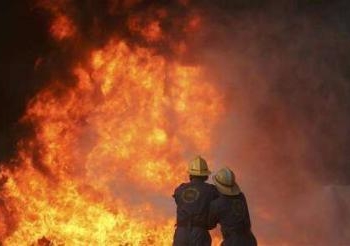 حريق بمجمع محاكم شبرا الخيمة