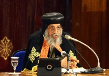 البابا يوفد وفداً كنسياً لتقديم العزاء فى الفريق رضا حافظ