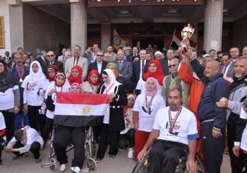 جامعة بني سويف تستضيف احتفالية:أنا معاق ولكني أعمل على تنمية بلدي
