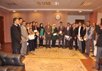 محافظ بني سويف يكرم أعضاء رابطة مخترعي مصر