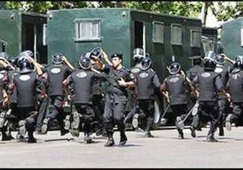 الامن يحبط محاولة اقتحام مركز شرطة سيدى سالم بكفر الشيخ