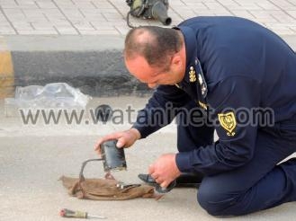 إبطال مفعول قنبلة معدة للأنفجار أمام مديرية أمن كفرالشيخ