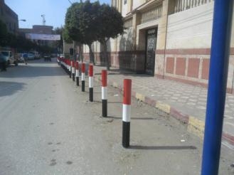 إجراءات امنية مشددة امام كنائس بني سويف