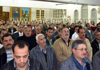 بالصور … كنائس السويس تحتشد بالمصلين في قداس رأس السنة الميلادية