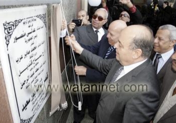 بالصور : ازاحة الستار عن  قصر  ثقافة بور سعيد
