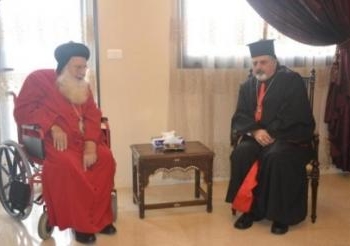 لقاء بطريرك السريان الارثوذكس ببطريرك السريان الكاثوليك