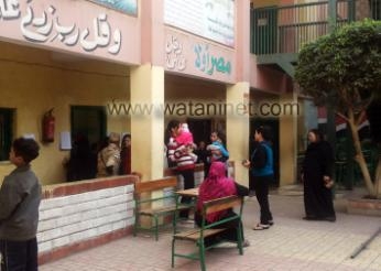 انخفاض الوافدين فى الساعات الاولى لتقسيم القضاء للجان الوافدين