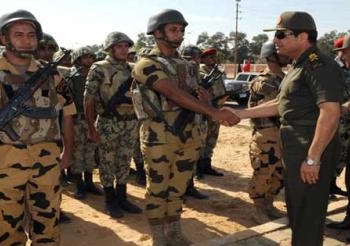 القوات المسلحة تهنئ رئيس الجمهورية بمناسبة الاحتفال بذكري ثورة 25يناير