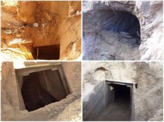 قوات حرس الحدود تقوم بتدمير عدد 10 أنفاق جديدة بمدينة رفح .