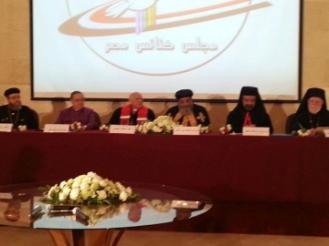 بالصور.. الاحتفال بالعام الاول لمجلس كنائس مصر