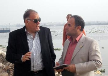 مدينة دسوق بكفرالشيخ تتجمل بكورنيش على النيل