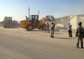 الجيش يؤمن إزالة 28 حالة تعدي ببني سويف