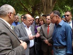 في جولة تفقدية لوزير الثقافة لقصر عائشة فهمي