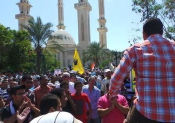 قوات الأمن تسيطر علي مسيرات طلاب الأخوان بالأسكندرية