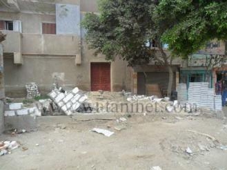 نرصد بالصور: هدم سور كنيسة مار جرجس بالواسطي