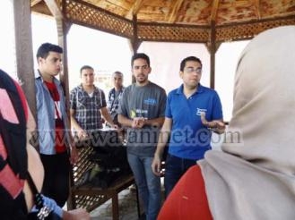 بالصور:طلاب جامعة السويس يحاربون ظاهرة التحرش والعنف ضد المرأة