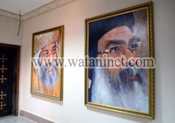 بالصور زيارة البابا لدير الانبا إبرام بالفيوم