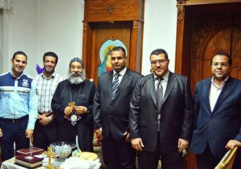 حملة مين بيحب مصر فى لقاء مع نيافة الانبا رافائيل