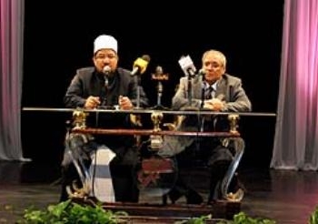 وزيرا الثقافة والأوقاف فى ندوة “سماحة الأديان” بدار الأوبرا