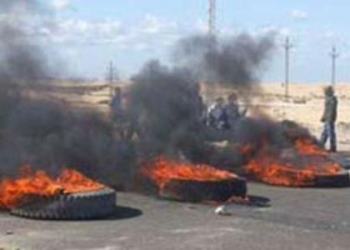 اخوان الفيوم يقطعون 6 طرق بالفيوم والامن يتحرك لفتحهم