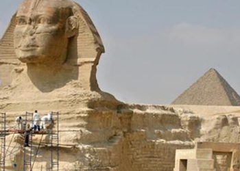 بدء مشروع ترميم تمثال أبو الهول لمدة شهرين