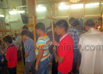 بالصور كنائس ايباراشية السويس تحتفل بعيد الصليب