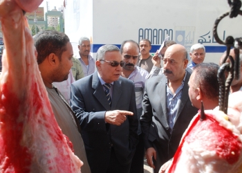 محافظ سوهاج يتفقد المجزر الآلي وطريق البحر الأحمر