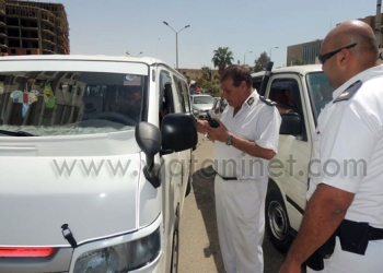 بالصور أمن السويس يشن حملة مكبرة لإعادة الانضباط للشارع