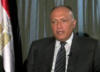 شكري يلتقي بوزير الصناعة والطاقة والسياحة الإسباني