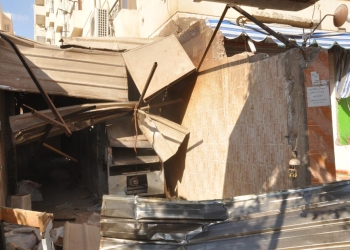 إزالة مخبز ضمن حملات إزالة المخالفات بالجيزة