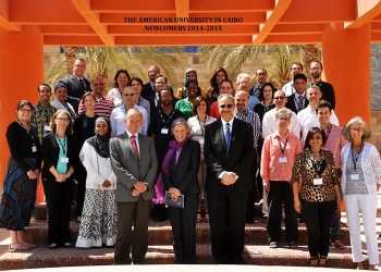 الجامعة الأمريكية تستقبل 25 أستاذا من جميع انحاء العالم
